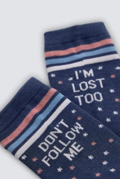 Pack 4 calcetines estampados Don't follow me