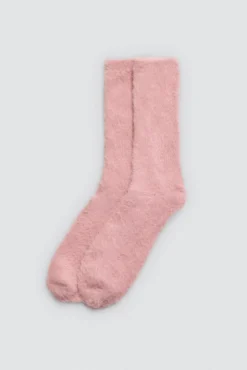 Pack 4 calcetines extra suaves de pelo colores lisos