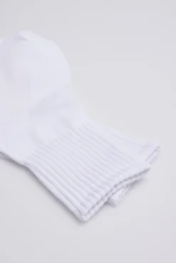 Pack 3 calcetines infantiles deportivos blanco