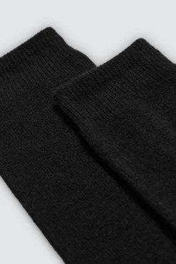Pack 3 calcetines lana básicos negro