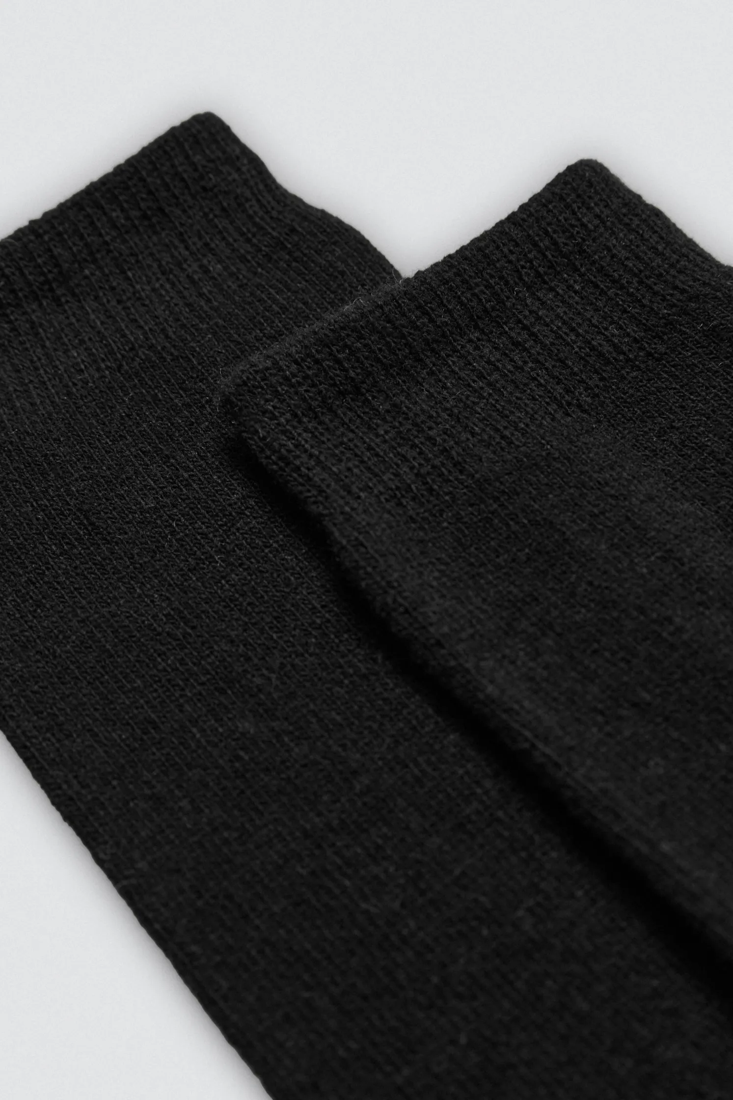 Pack 3 calcetines lana básicos negro