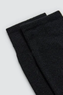 Pack 3 calcetines lana negro