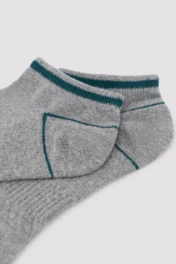 Pack 3 calcetines tobilleros detalle raya contrastada