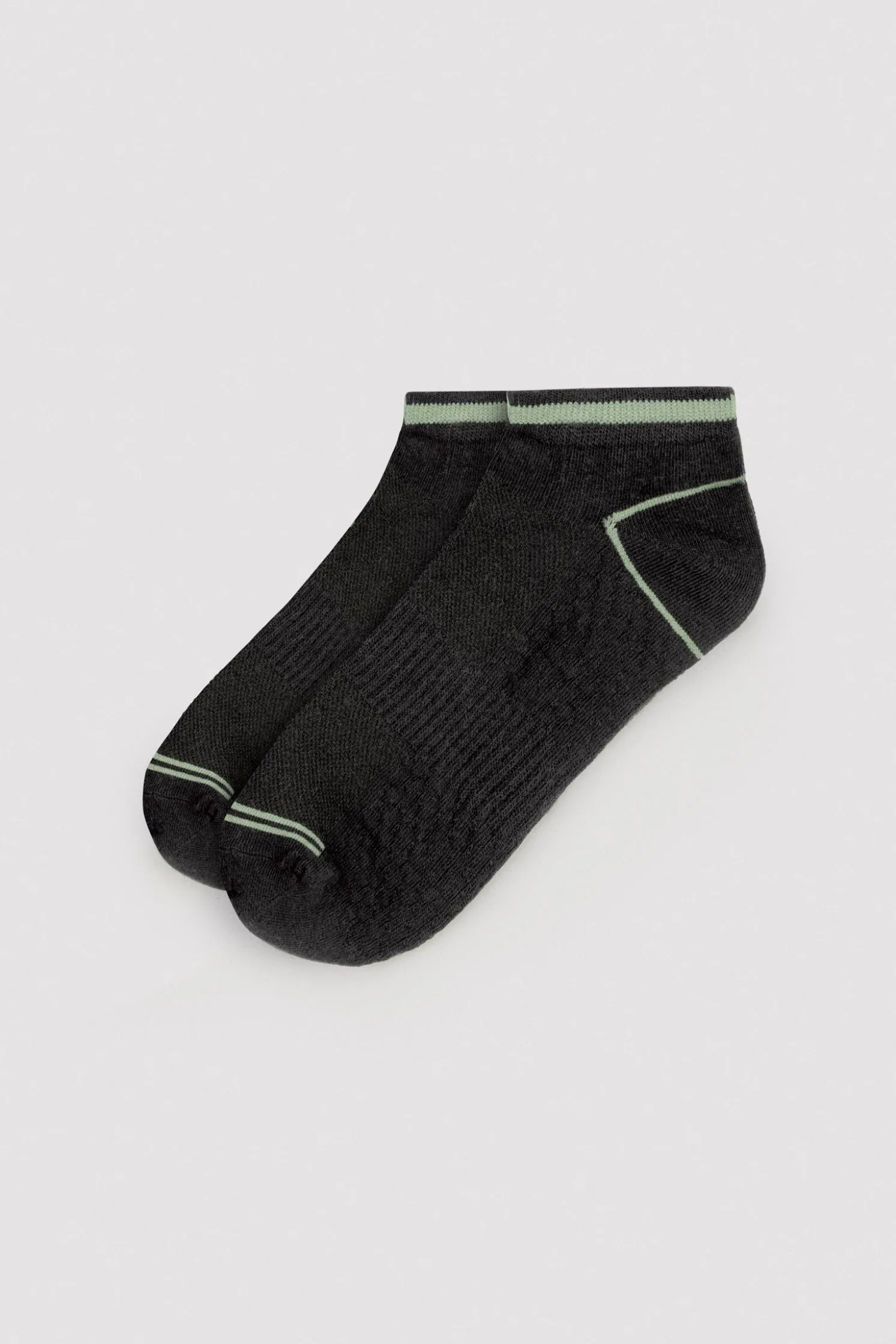 Pack 3 calcetines tobilleros detalle raya contrastada