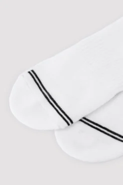 Pack 3 calcetines tobilleros detalle raya contrastada