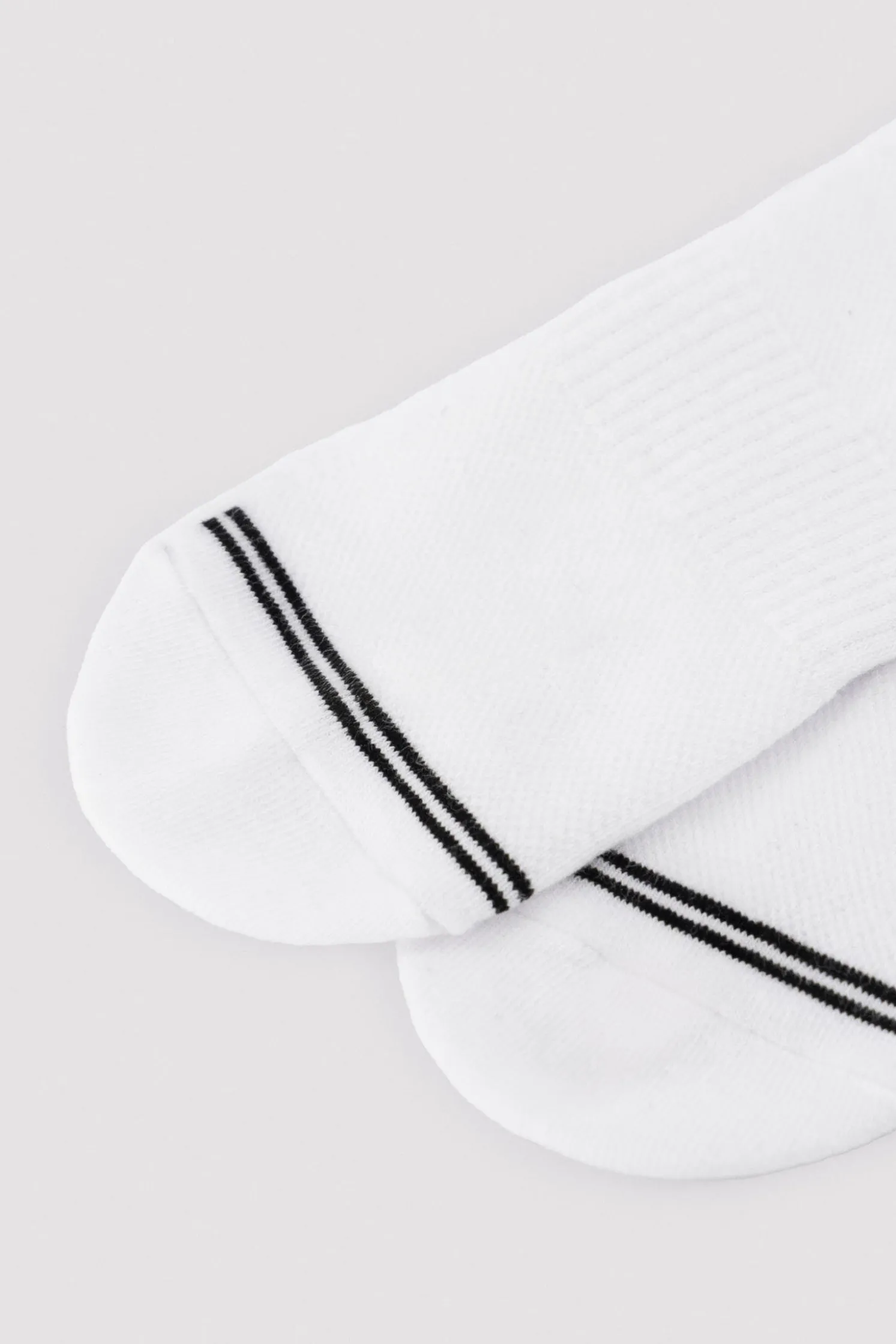 Pack 3 calcetines tobilleros detalle raya contrastada