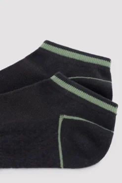 Pack 3 calcetines tobilleros detalle raya contrastada