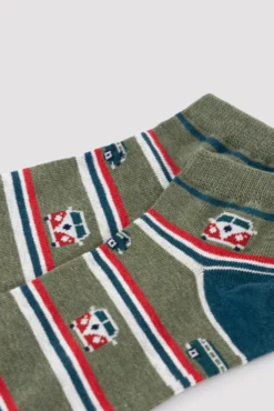 Pack 3 calcetines tobilleros estampados