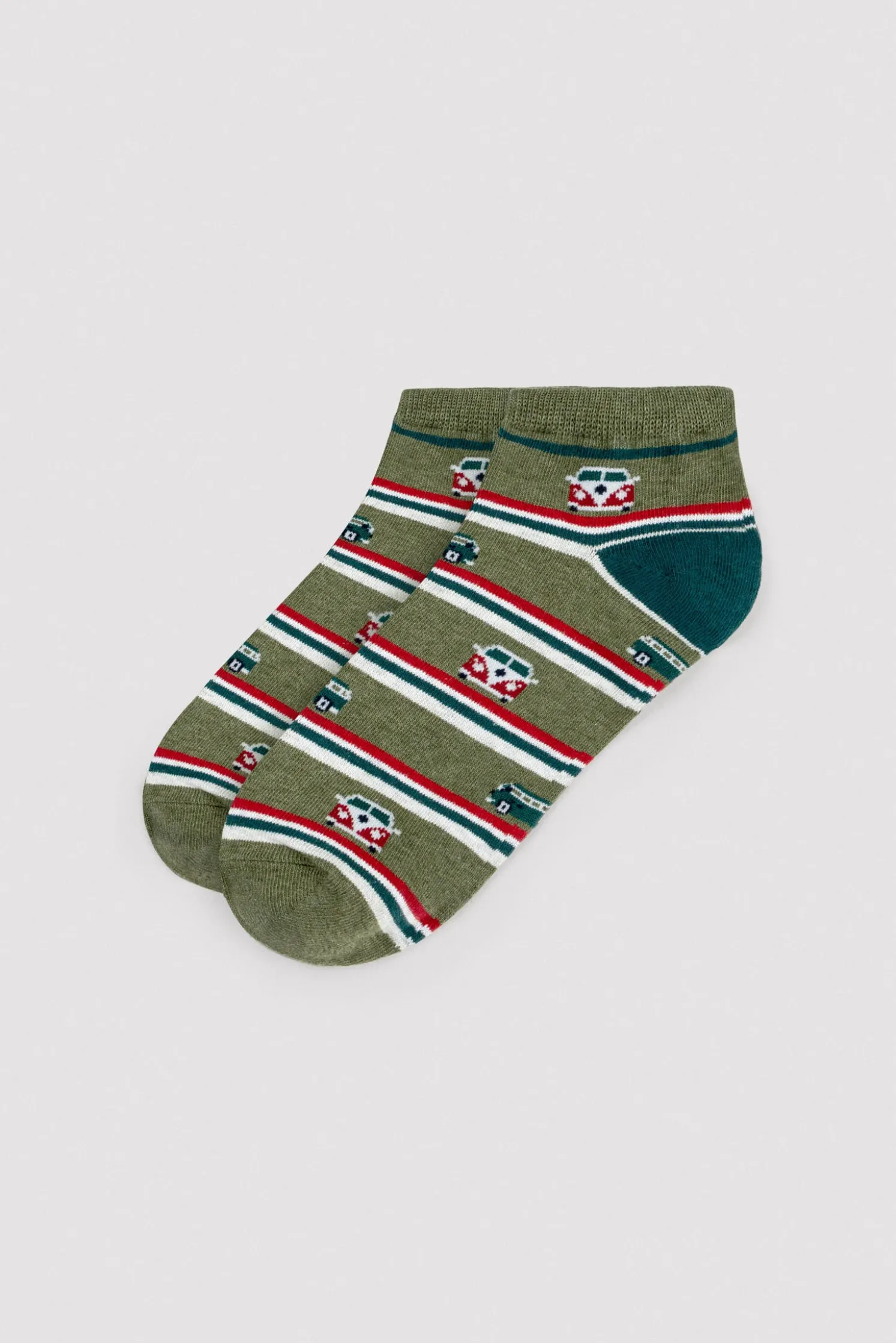 Pack 3 calcetines tobilleros estampados