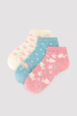 Pack 3 calcetines tobilleros infantiles estampados Sea