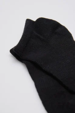 Pack 3 calcetines tobilleros infantil negro