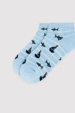 Pack 3 calcetines tobilleros infantiles estampados Learn to sure