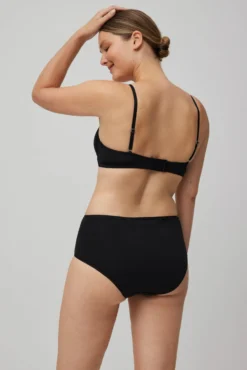 Pack de 2 bragas altas básicas algodón negro