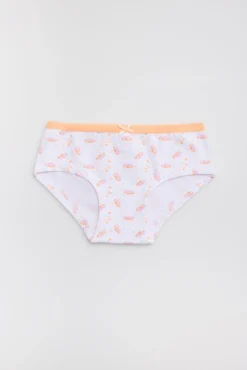 Pack de 2 bragas hipster infantiles estampado comida
