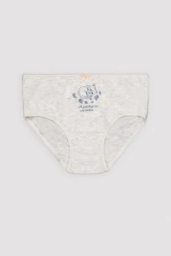 Pack de 2 bragas infantiles estampadas gato