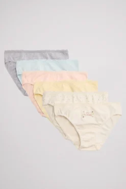Pack de 6 bragas juveniles estampadas Little Blooms