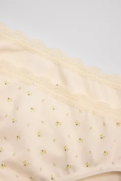 Pack de 6 bragas juveniles estampadas Little Blooms