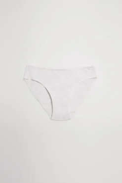 Pack de 2 bragas juveniles rosa y gris pastel