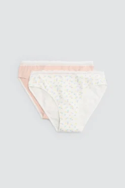 Pack de 2 bragas midi estampadas pastel tonos rosa