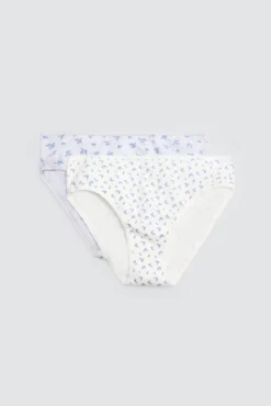 Pack de 2 bragas midi estampadas