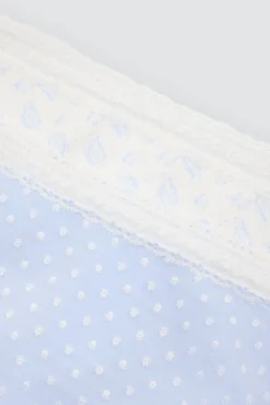 Pack de 2 bragas midi estampadas pastel tonos azules