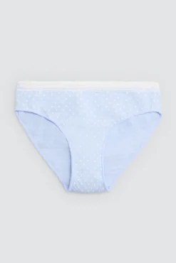 Pack de 2 bragas midi estampadas pastel tonos azules