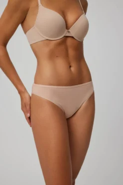 Pack de 2 bragas mini básicas algodón nude