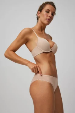 Pack de 2 bragas mini básicas algodón nude