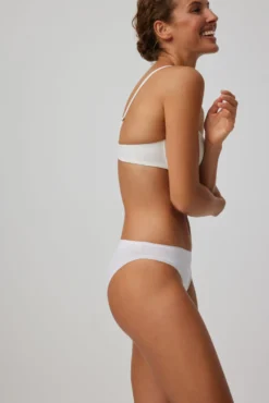 Pack de 2 bragas mini básicas algodón blanco