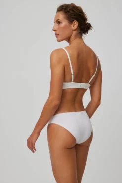 Pack de 2 bragas mini básicas algodón blanco