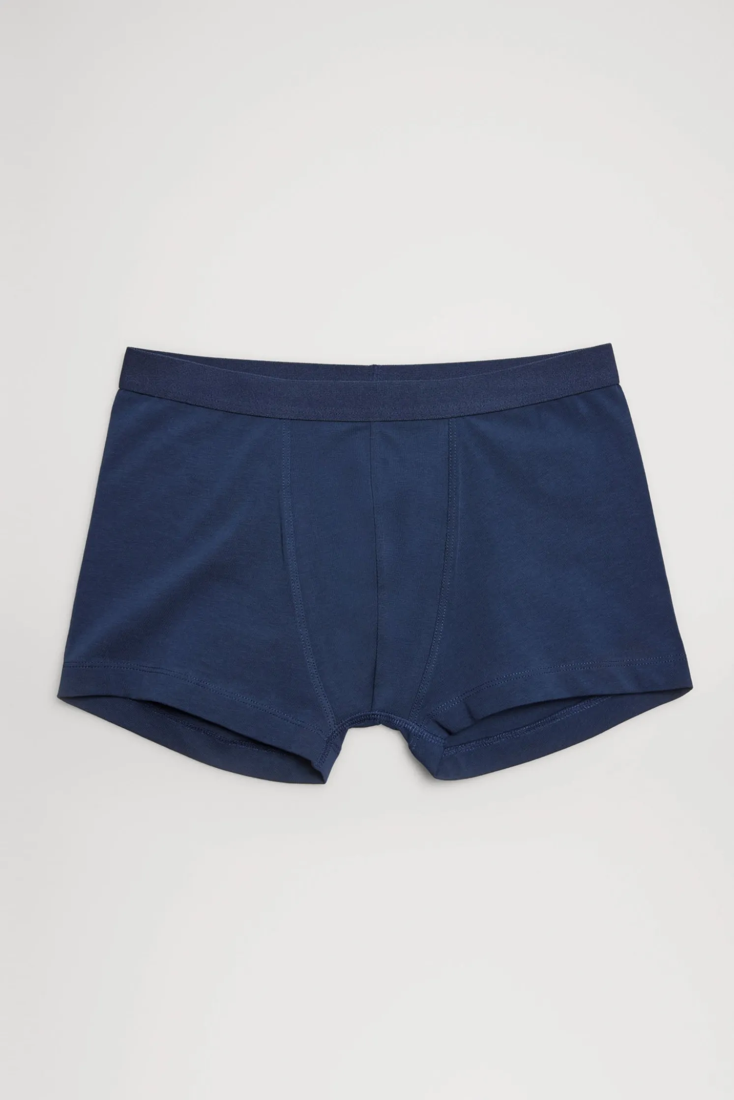 Pack de 2 bóxers juveniles algodón marino y gris