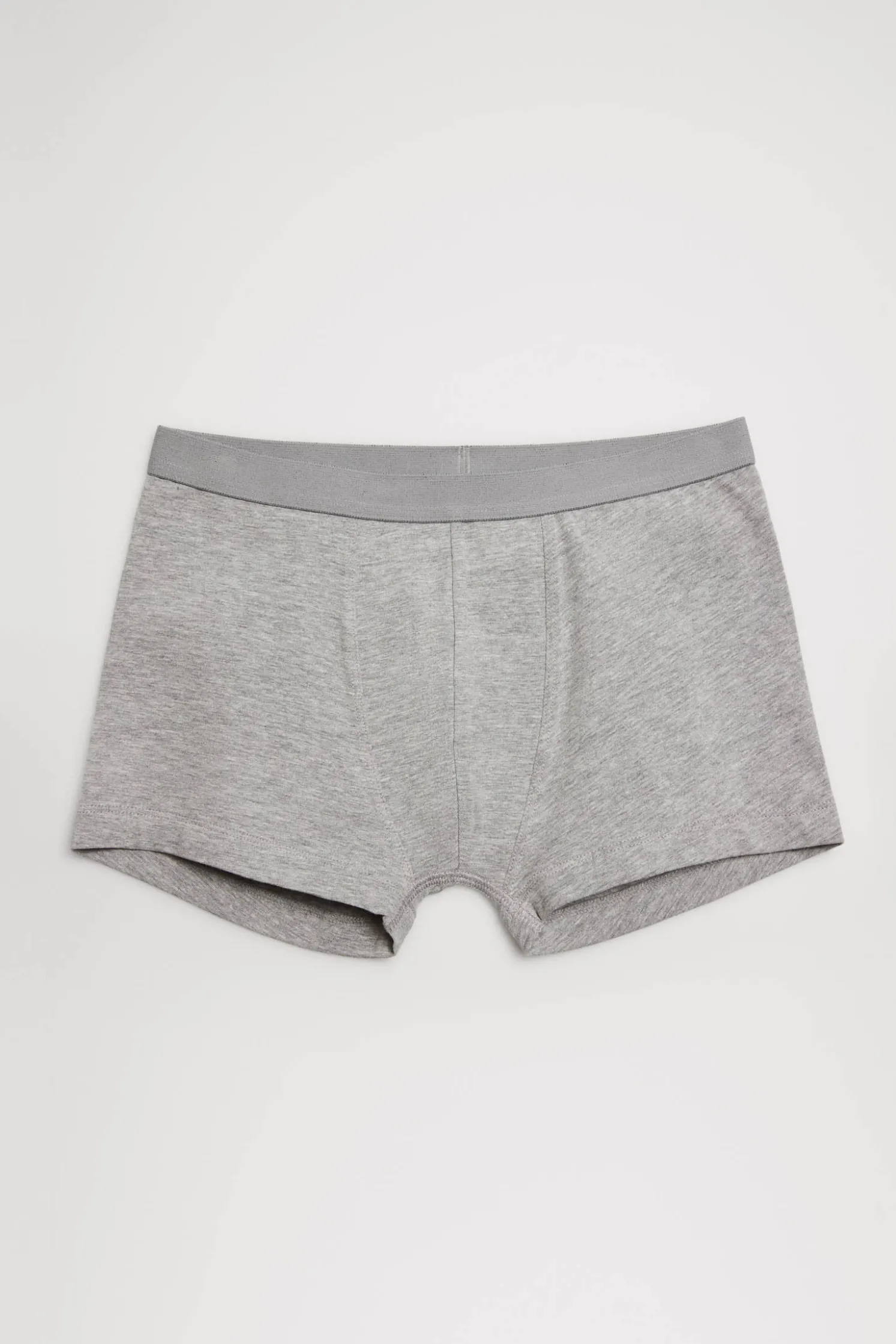 Pack de 2 bóxers juveniles algodón marino y gris