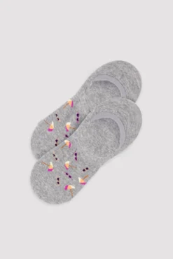 Pack de 3 calcetines pinkies estampados verano