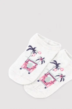 Pack de 3 calcetines pinkies estampados