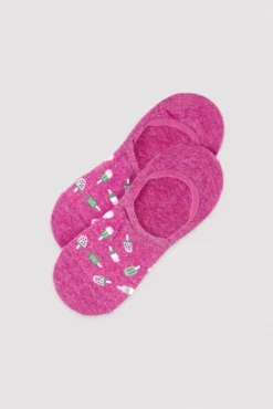 Pack de 4 calcetines pinkies estampados verano