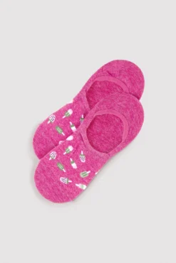 Pack de 4 calcetines pinkies estampados verano