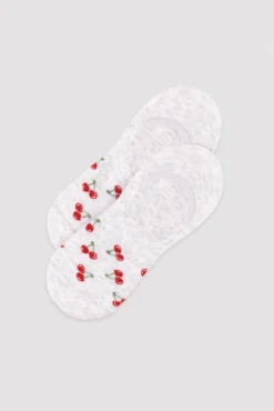 Pack de 4 calcetines pinkies estampados verano