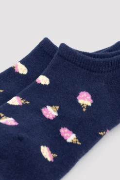 Pack de 4 calcetines pinkies estampados foodie