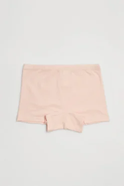Pack de 2 culottes de niña algodón gris y rosa
