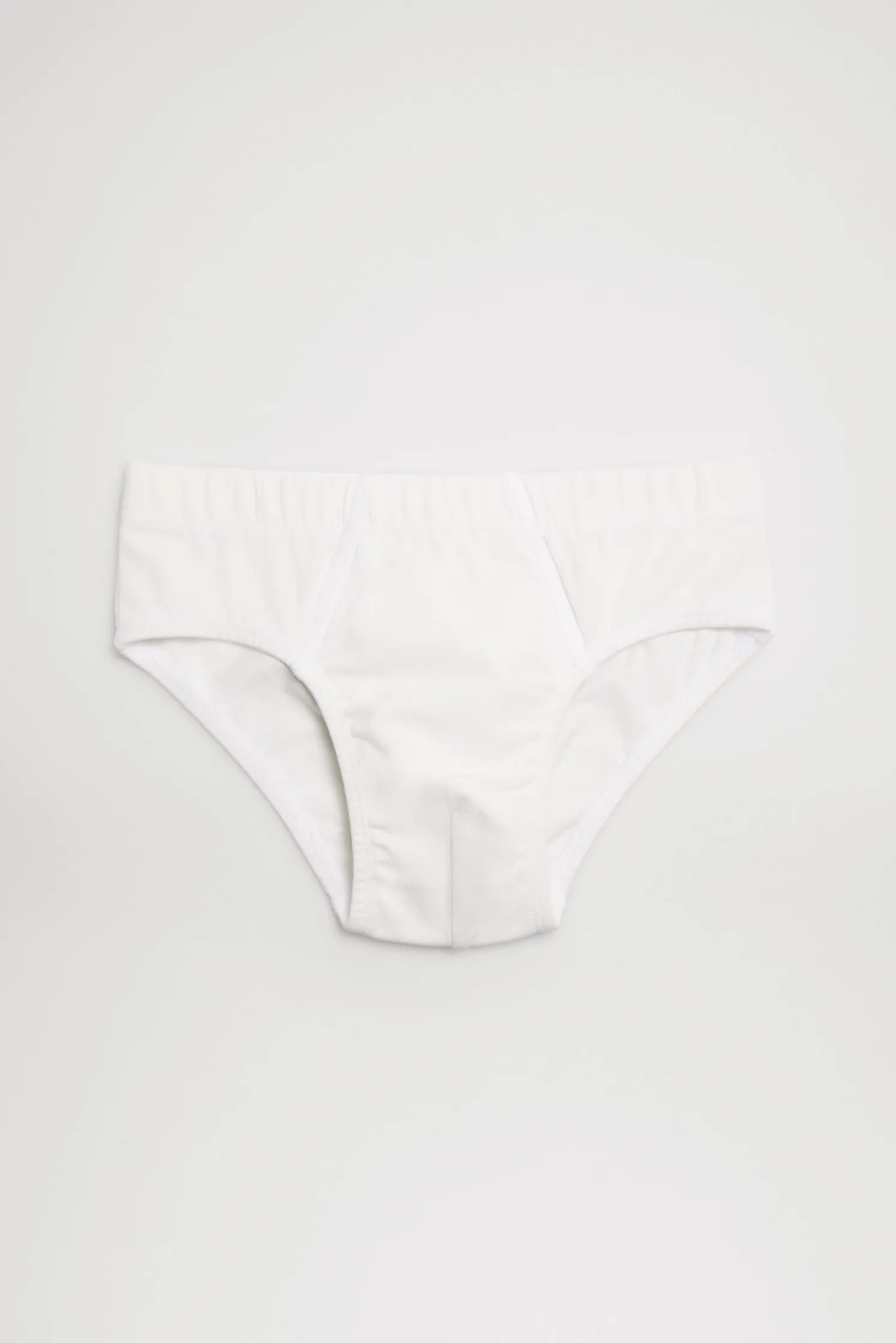 Pack de 2 slips de niño algodón blancos