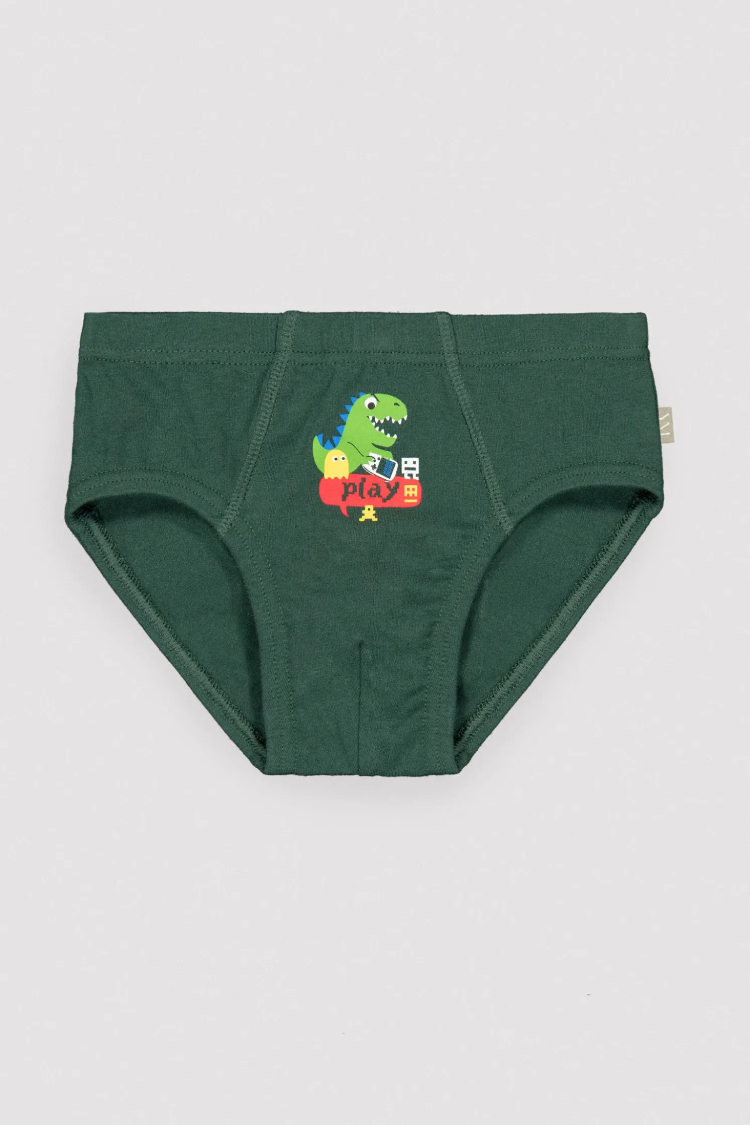Pack de 2 slips infantiles estampado dinosaurios