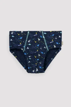 Pack de 2 slips infantiles estampado astronautas