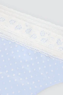 Pack de 2 tangas estampados pastel tonos azules