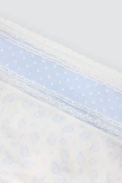 Pack de 2 tangas estampados pastel tonos azules