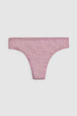 Pack de 2 tangas estampados tonos rosas