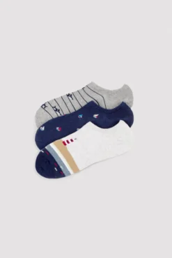 Pack 3 pinkies hombre estampado barcos