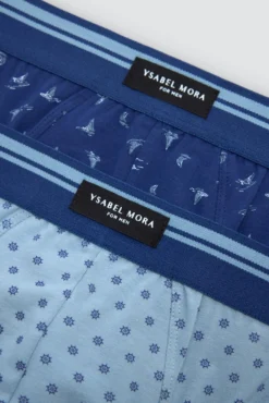 Pack 2 slips estampados náuticos