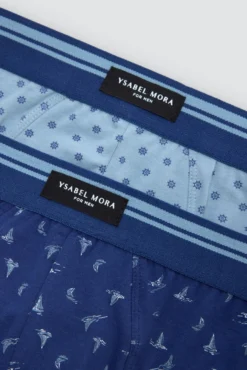 Pack 2 slips estampados náuticos