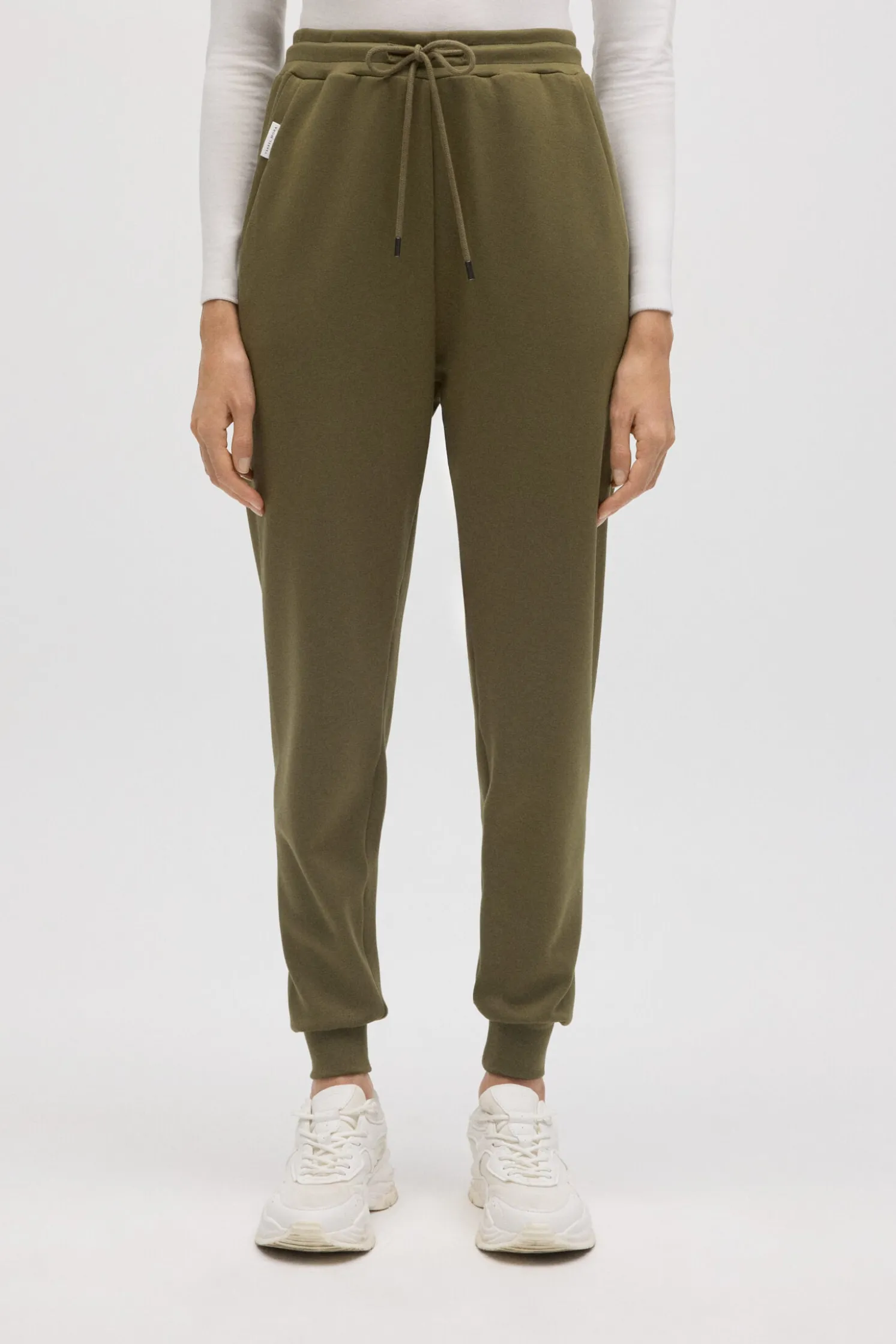 Pantalón jogger fluido verde
