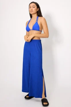Pantalón largo ligero azul